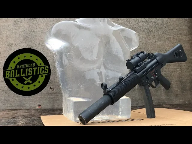 mp5 vs ballistic gel torso (full auto friday